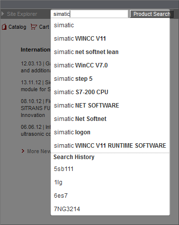 Simple product search