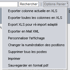 Printing of line items in cart